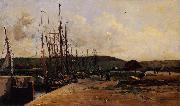 Charles-Francois Daubigny Fishing Port oil on canvas